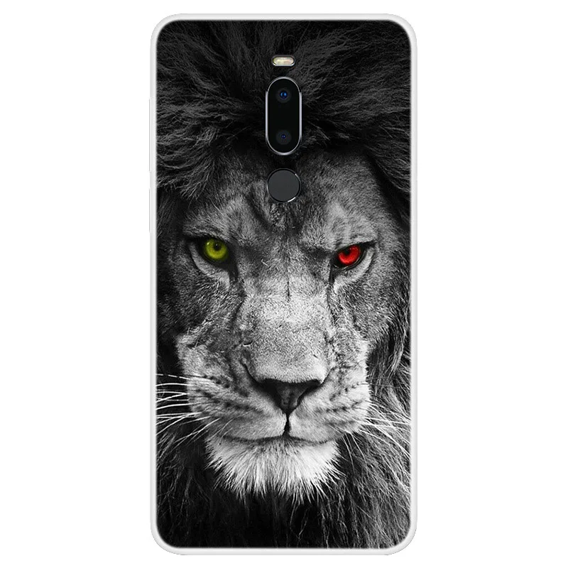 Розовый Чехол для Meizu M8 M8 lite, мягкий силиконовый чехол для телефона с мультяшным принтом, задняя крышка из ТПУ, чехол для Meizu M8 lite M 8 lite M8lite, чехол - Цвет: Розовый