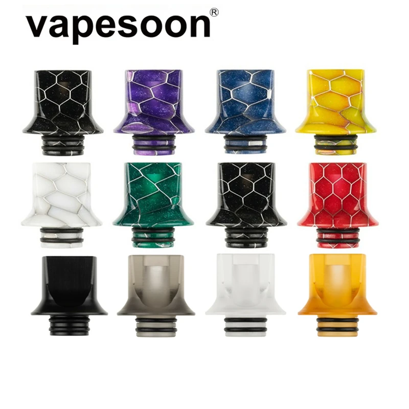 

Snake Skin Cobra / Color Flat 510 Drip Tip for 510 Thread Atomizer RTA RDTA Tank Vape Vaporizer Electronic Cigagrette