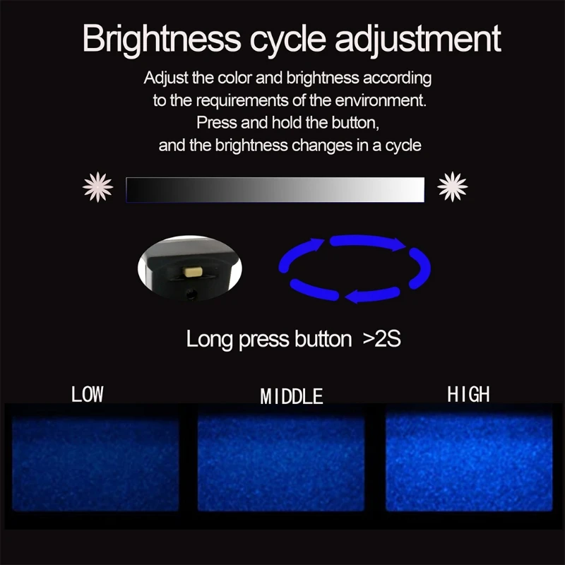 

Photosensitive Automatically Turns on Atmosphere Smart Night Lamp Home Decoration for Car, Laptop, Keyboard DC : 5V
