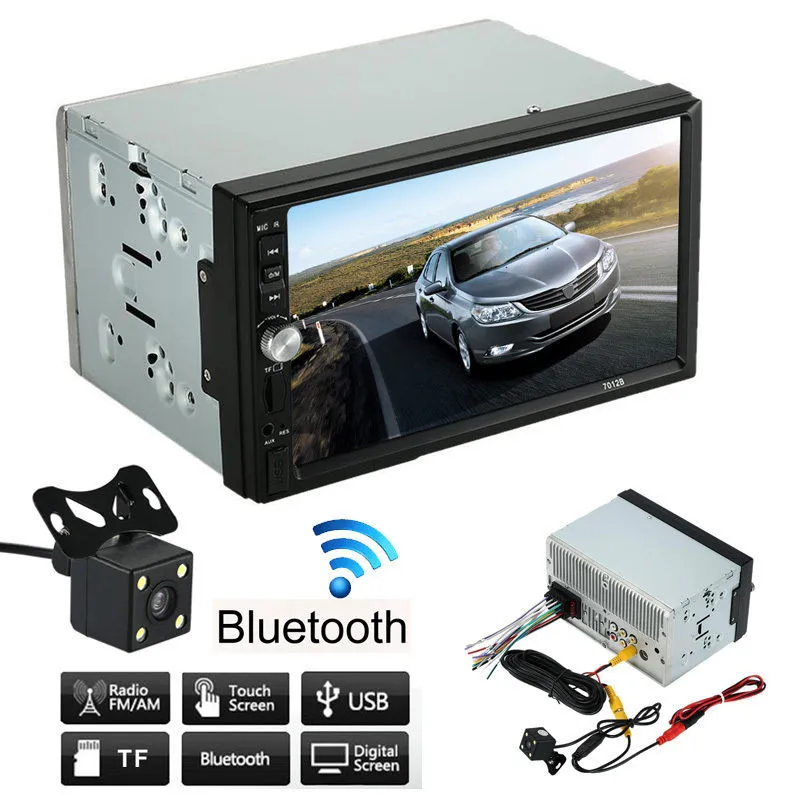 Автомагнитола CARPRIE 2 Din MP5 mp3 плеер радио Bluetooth USB 7 дюймов|Камеры заднего вида для
