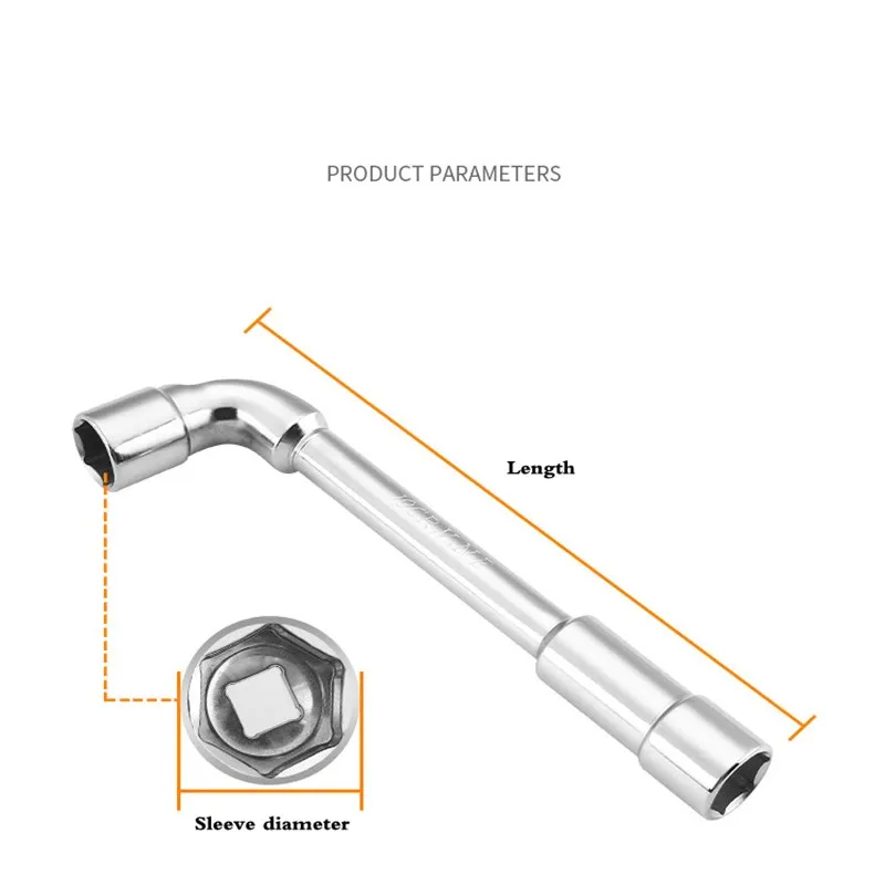 

Seiko High Quality 6-19mm Double End Spanner Chromium-vanadium Steel Socket Wrenches L Shaped Tubular Angled Wrench Hand Tool