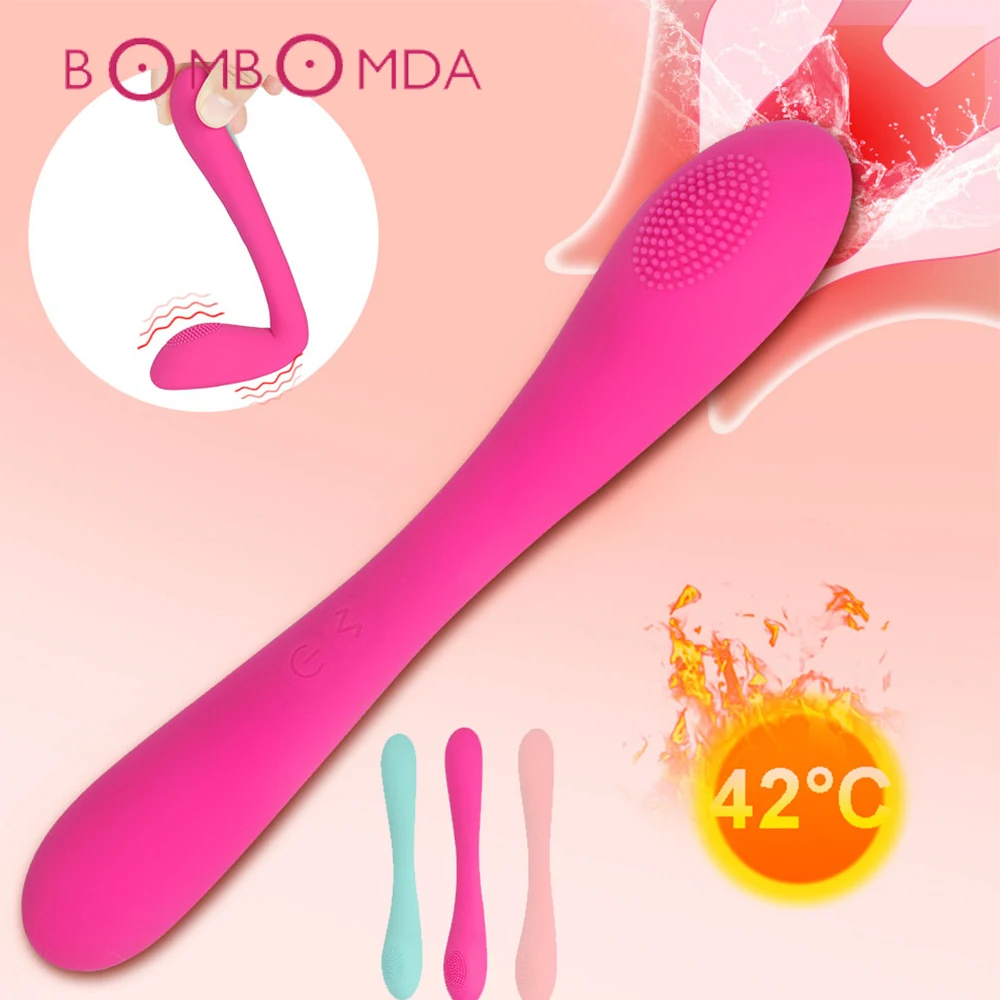 Женские вибраторы для секса Стимулятор клитора с подогревом гибкие U-образные
