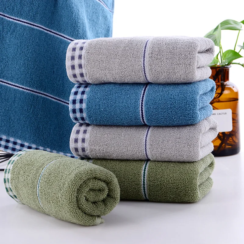 

Grey Hand Towel for Bathroom 34x75CM 100% Cotton Towels Soft, Fluffy, and High Absorbent, Premium Quality Adult Household