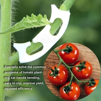 100pclot vegetables tomato fixing clips to prevent bending support clamp fruit flower green plant seedling reinforcement clips