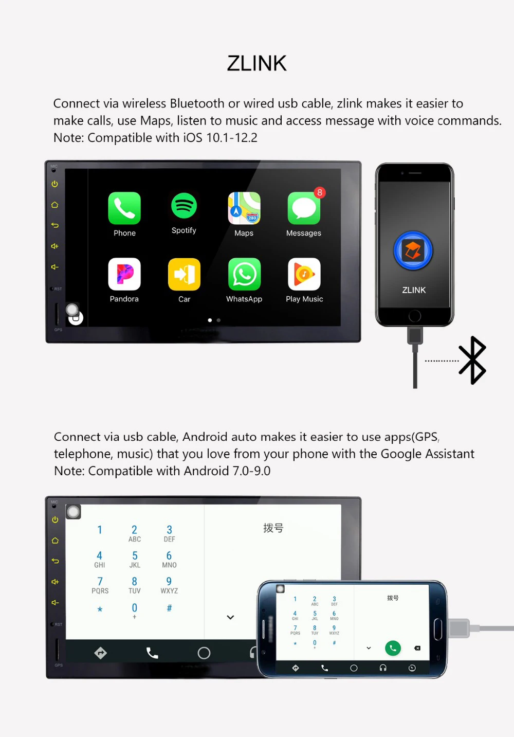 COIKA 8 Core Android 8,1 Система Автомобильный мультимедийный плеер для Honda Civic хэтчбек gps Navi DSP аудио BT Радио приемник ips экран