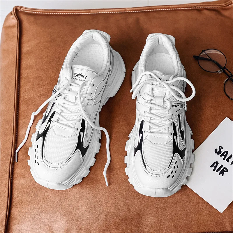 

Кроссовки женские массивные, дышащие сетчатые легкие, спортивная обувь для бега, на платформе, унисекс