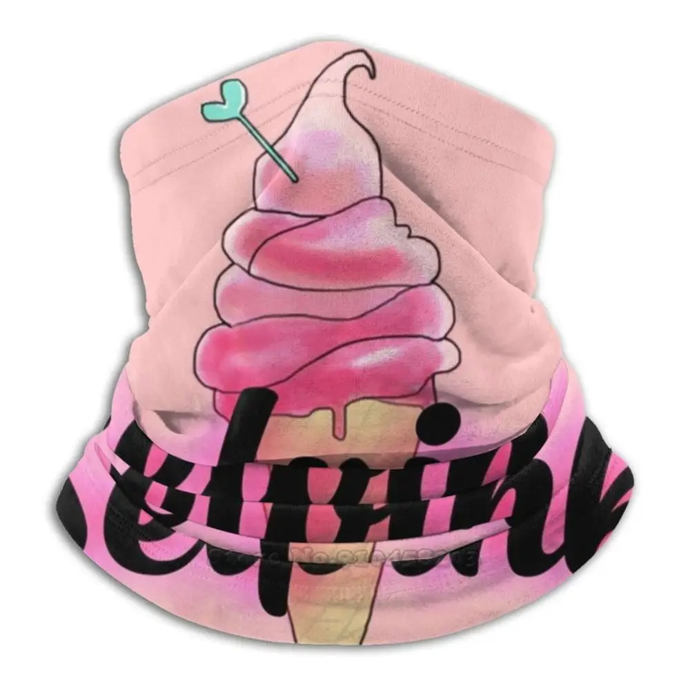 Шарф Для Мороженого Selpink бандана повязка на голову уличная теплая маска для лица