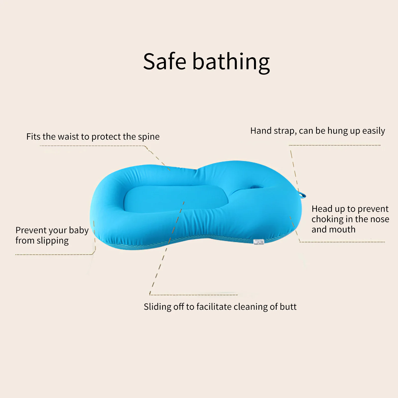 

Cross Shaped Non-Slip Newborn Infant Adjustable Bath Tub Pillow Seat Mat Baby Bath Net Mat Kids Bathtub Shower Cradle Bed Seat