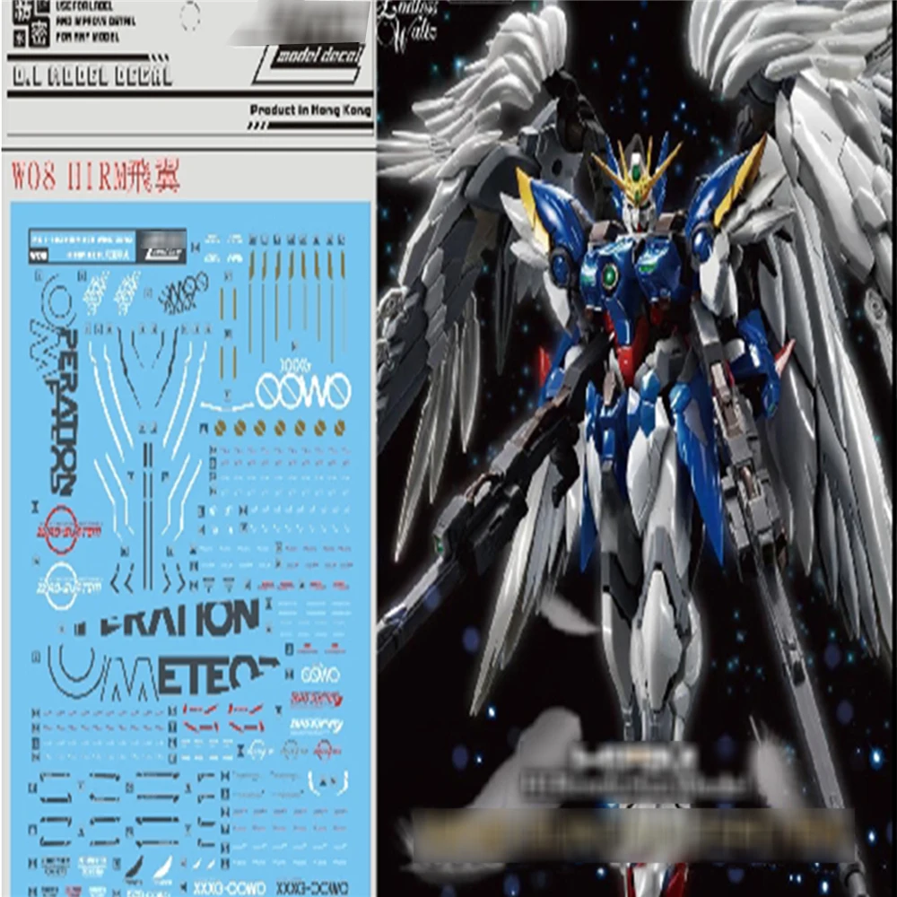

High Quality Decal Water Paste for HIRM 1/100 Wing Zero XXXG-00W0 Gundam Decorative Stickers Accessories