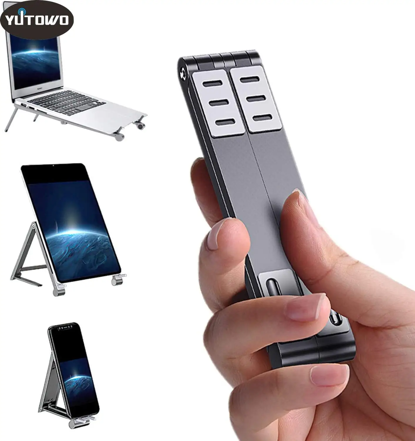 

Universal Notebook Holder Adjustable Desk Laptop Stand For Macbook Pro Air iPad iPhone Mobile Phone Stand Support Accessories
