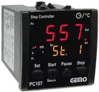 PC107-230VAC-S выход управления Gemo: SSR автоматическая Настройка ПИД-регулятора температуры, шаговый регулятор 72 мм x 72 мм, Передний Размер