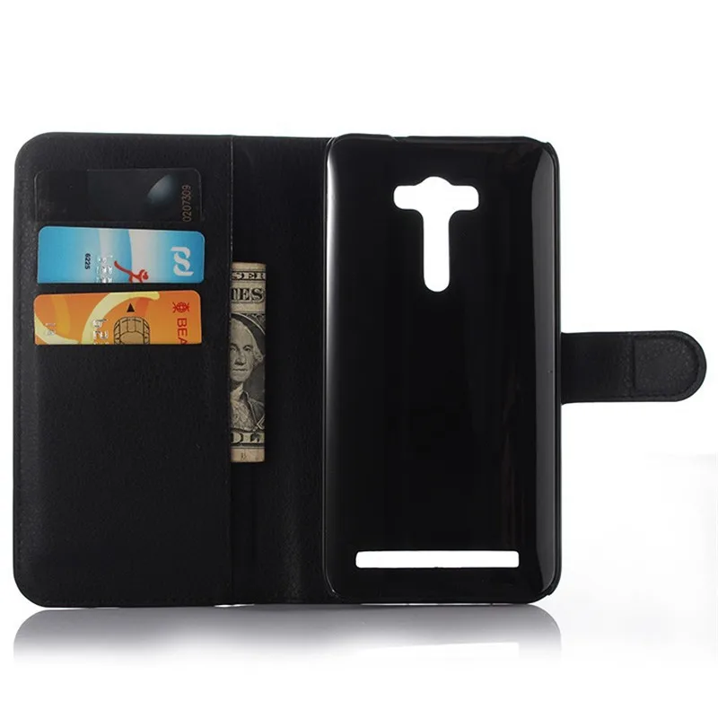 

Luxury Wallet Flip PU Leather Case Cover For Asus Zenfone 2 Laser ZE500KL ZE500KG Case Cell Phone Back Cover With Card Holder
