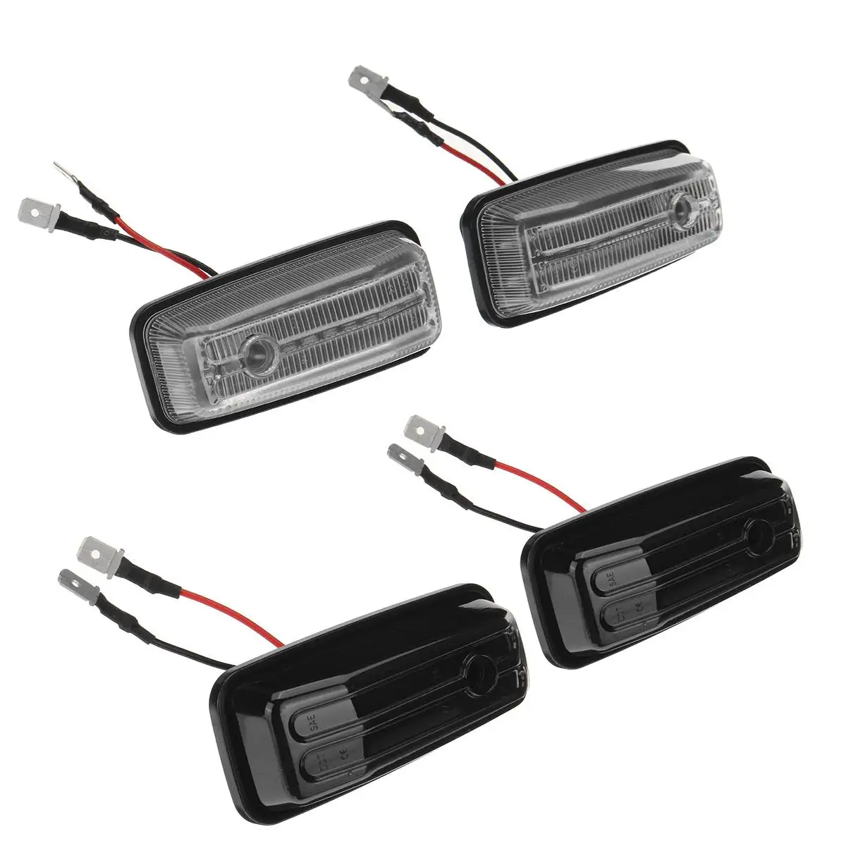 2x светодиодсветодиодный динамические боковые габаритные огни для Mercedes Benz G