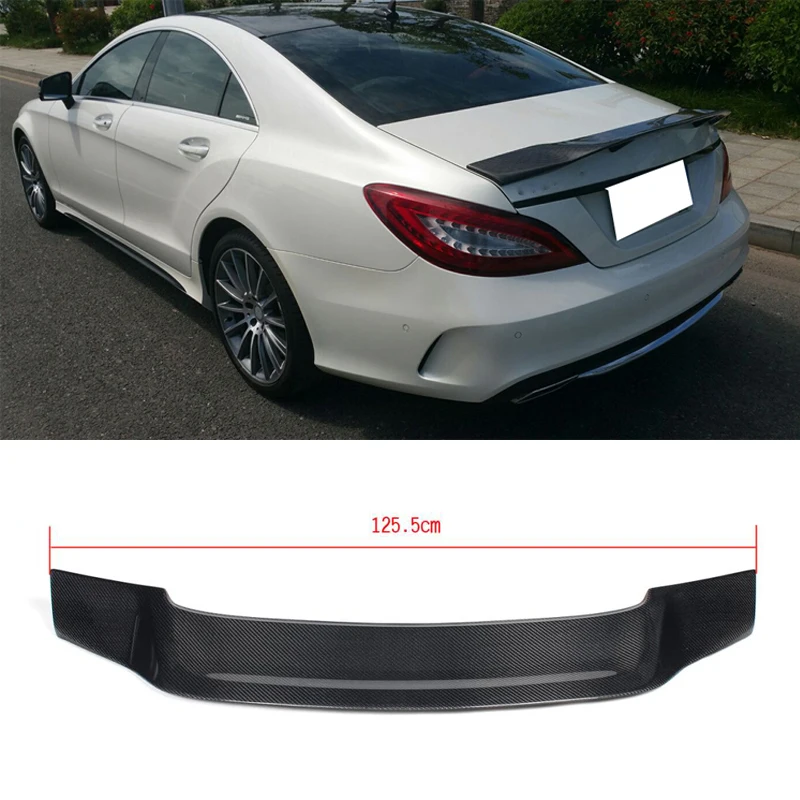 Спойлер для Mercedes Benz CLS Class W218 CLS350 CLS400 CLS500 CLS63 AMG седан из углеродного волокна