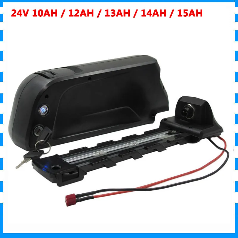 

350W 24V Ebike Battery 24Volt 10AH 12AH 15AH 20AH Lithium ion Down Tube Bateria for bafang motor with USB Port 29.4V 3A Charger