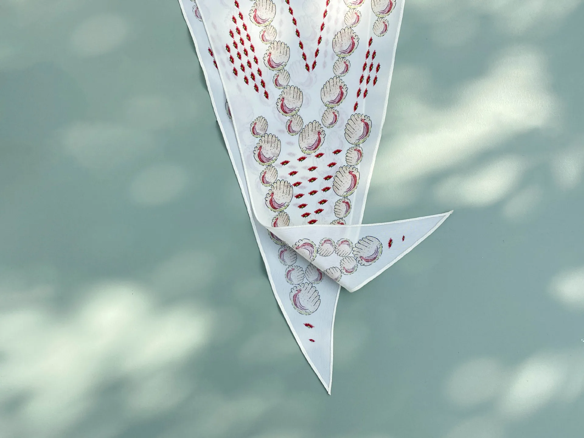 

28*106cm2021 Fashion New Small Silk Scarf Female Spring Printing Silk Small Scarf Mulberry Silk Scarf