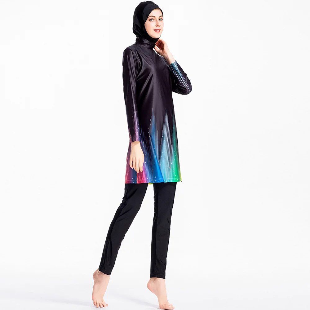 Купальник для мусульманок исламские пляжные спортивные костюмы с полной защитой