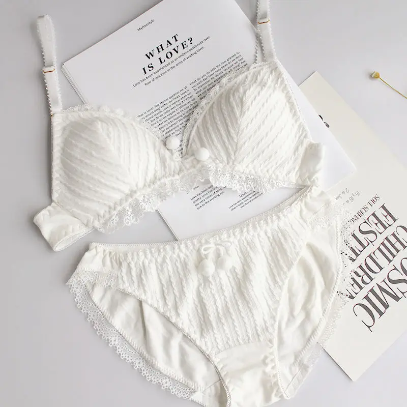 Японские милые сексуальные трусики и бюстгальтер в стиле &quotЛолита&quot нижнее