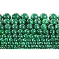 4 6 8 10mm round loose spacer natural malachite store beads for jewelry making bracelet necklace diy wholesale a strand 15