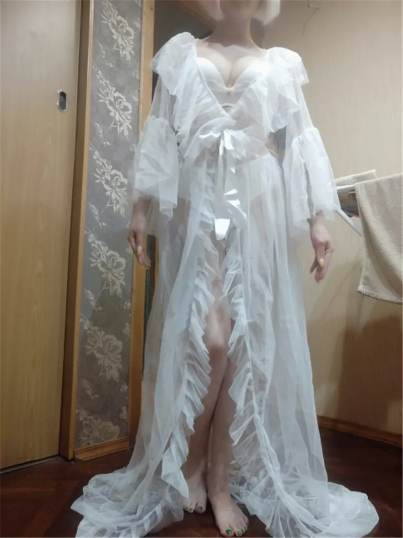 Для женщин Эротическое белье кружевное фатиновое сеточное Перспектива V