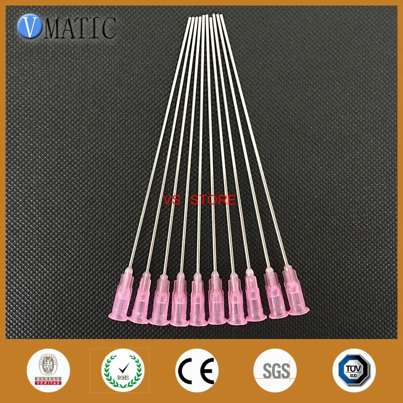 Free Shipping Quality 18G Blunt Tip Needle 10cm Long Liquid Dispenser Adhesive Glue Ink Refilling 100mm Length Dispensing Needle