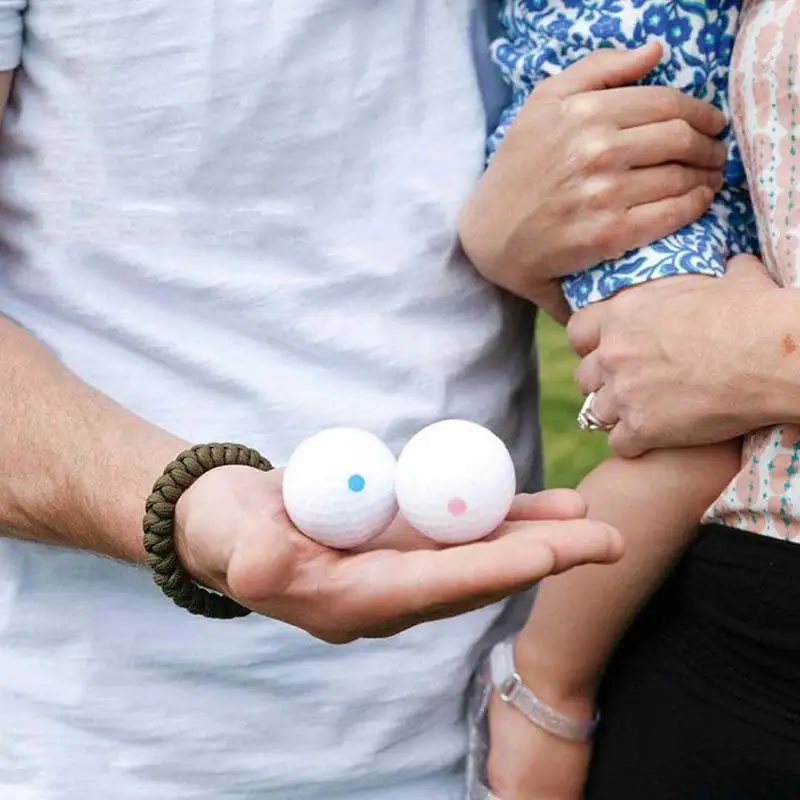 2Pcs Birthday Party Gender Reveal Powder Balls Banquet Smoke Bombs The Of PROM Supplies Reveals Golf | Дом и сад