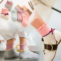 5 pairs lot cotton newborn baby socks set toddler boys girls infant socks anti slip autumn kids socks for 0 15 y children socks