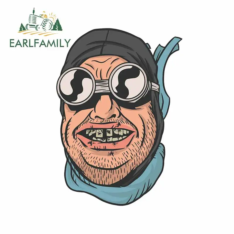 EARLFAMILY 13 см x 9 4 для мотоциклистов стекло аниме наклейки на багажник автомобиля