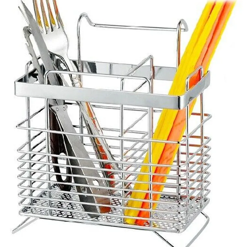 

Подвесная клетка для палочек из нержавеющей стали, высококачественные усиленные кухонные принадлежности, инструмент для хранения столовы...