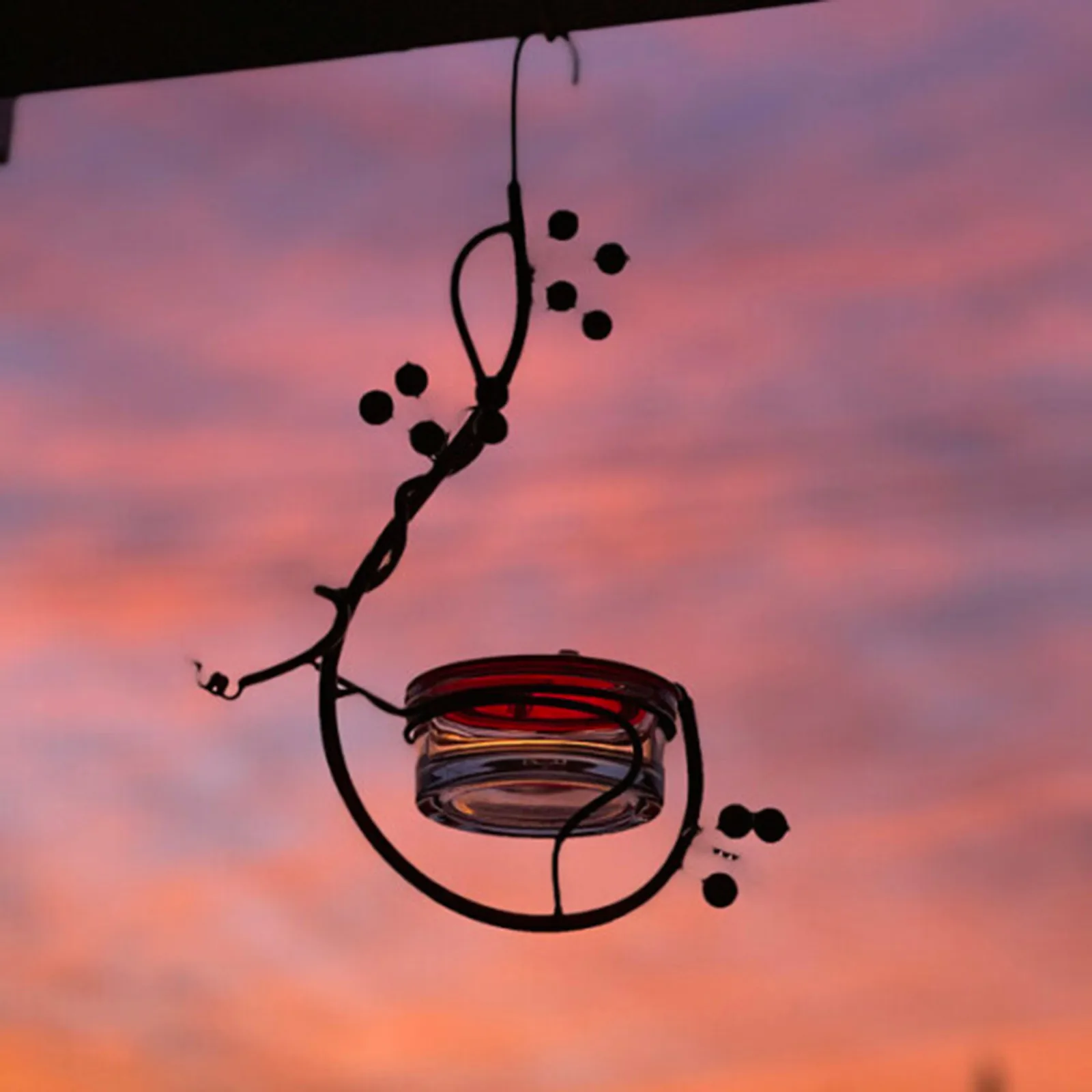 

Red Berries Hummingbird Feeder Garden Courtyard Bird Feeder Courtyard Tree Hanging Outdoor Decoration Ornaments Crafts