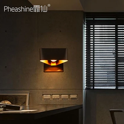 Loft retro industrial aisle staircase iron wall lamp northern Europe simple living room study | Освещение