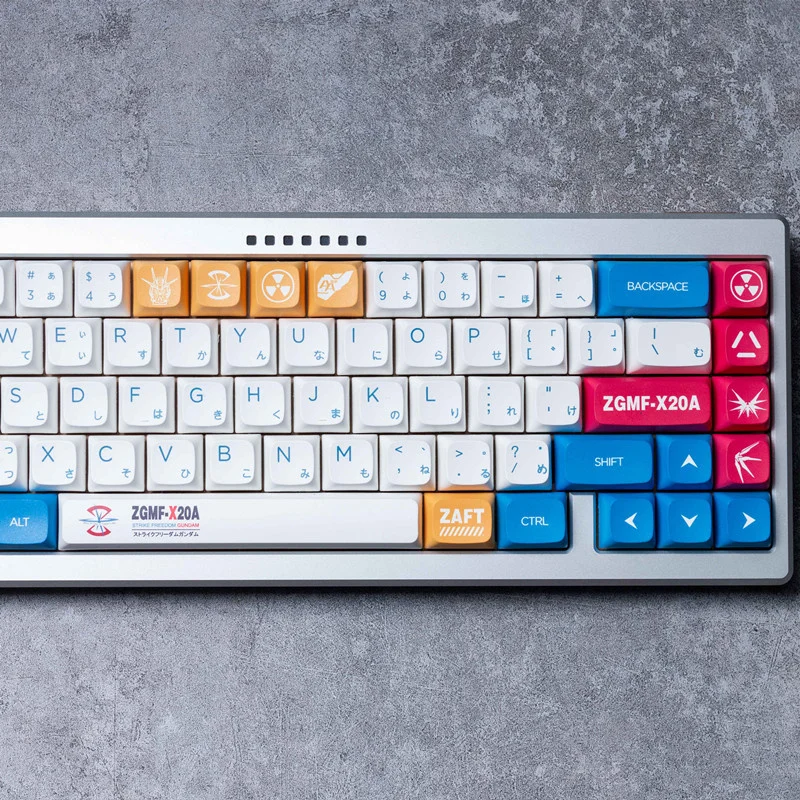 Колпачки для механической клавиатуры XDA GUNDAM GH60 GK64 Filco 139 клавиш/комплект |