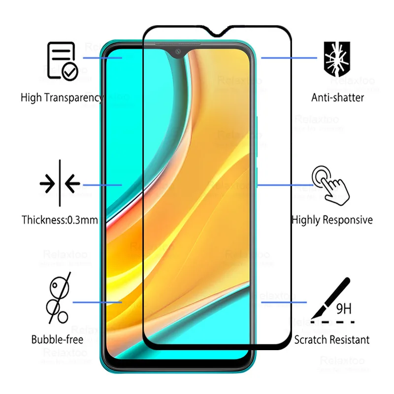 2 шт. Защитное стекло для Xiaomi redmi 9 8a 9a 9c защита экрана закаленное 8 a redmi9 c защитная