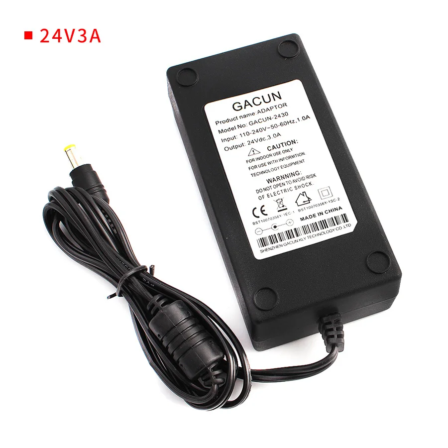 блок питания Мощность адаптер переменного тока в DC 24 В 1A 2A 3A 5A конвертер