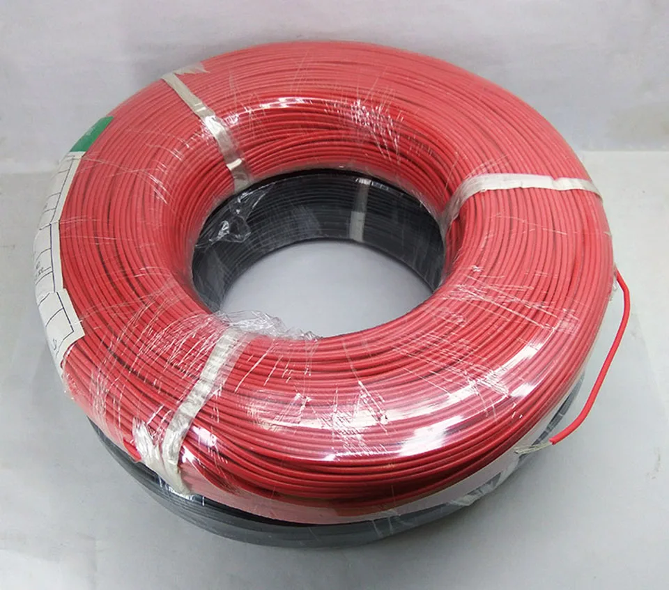 

Tinned copper 18awg Red black Electric wire insulated cable UL 3239 18 awg stranded wire Heatproof Soft Silicone Silica Gel Wire