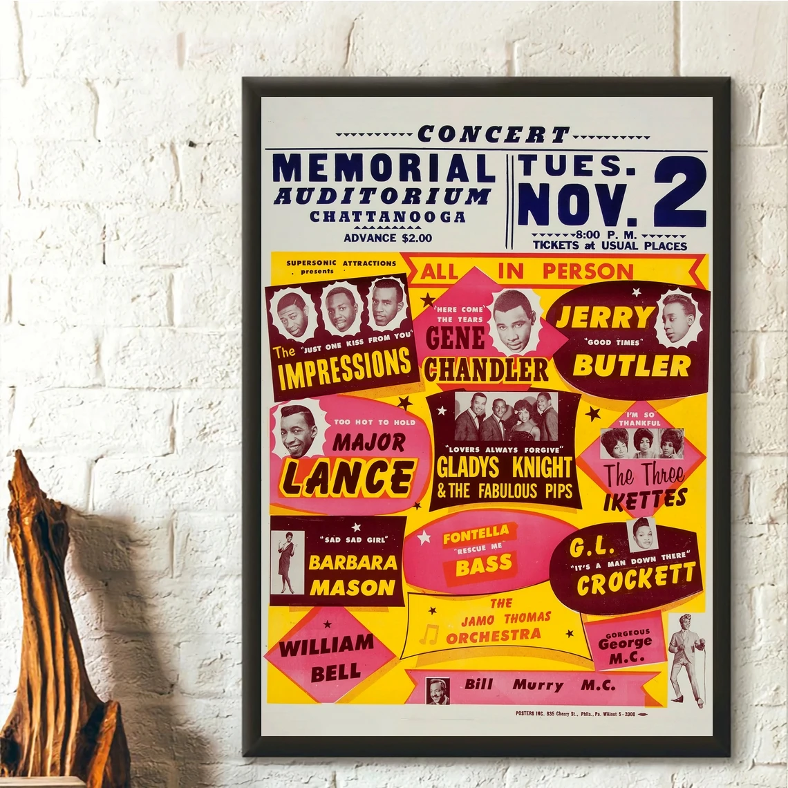 

The Gladys Knight & The Pips винтажная музыкальная фотография, Декор для дома, настенная живопись (без рамки)