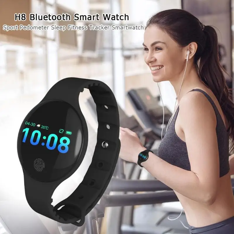 

H8 Top Bluetooth Smart Watch Waterproof Men Women Bracelet Multifunction Band Wristband Pedometer Sports Fingerprint