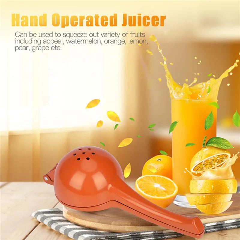 Ручная Соковыжималка из алюминиевого сплава мини соковыжималка для фруктов