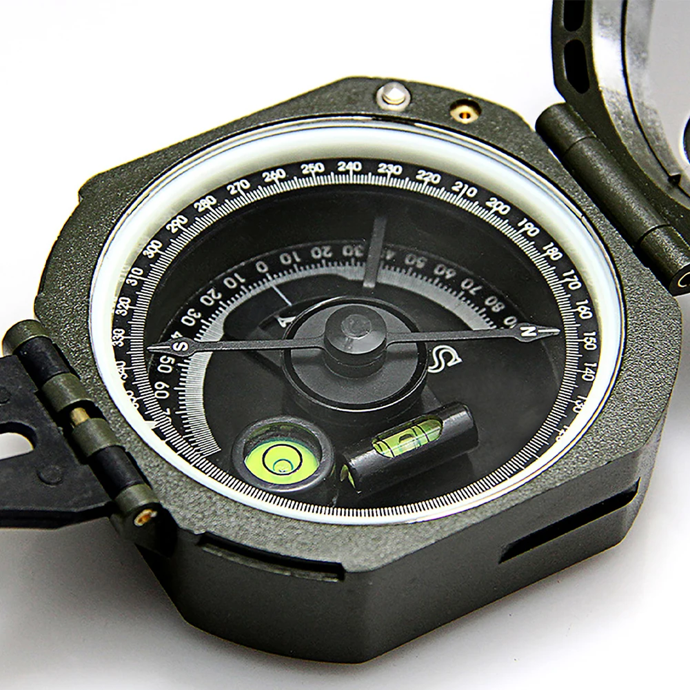 

Professional Geological Compass Clinometer Lightweight Outdoor Survival Pocket Military Compass for Measuring Slope Distance