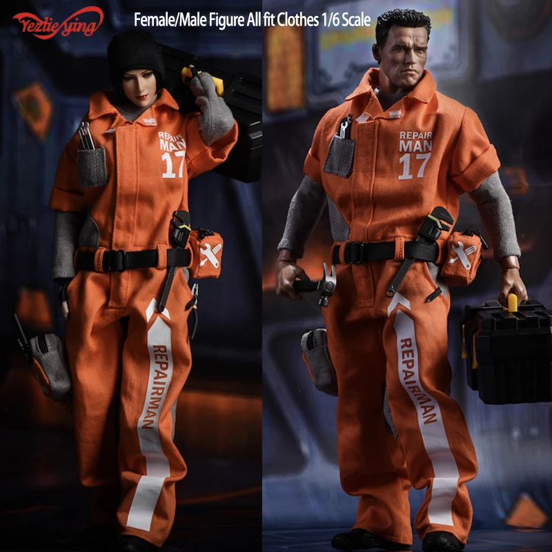 Игрушка 1/6 весы ремонтник одежда костюм джедай агент комбинезон/комбинезон Оборудование Набор для 1" Мужской Женский тела фигурки