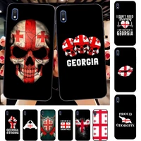 georgia flag phone case for samsung a51 01 50 71 21s 70 31 40 30 10 20 s e 11 91 a7 a8 2018