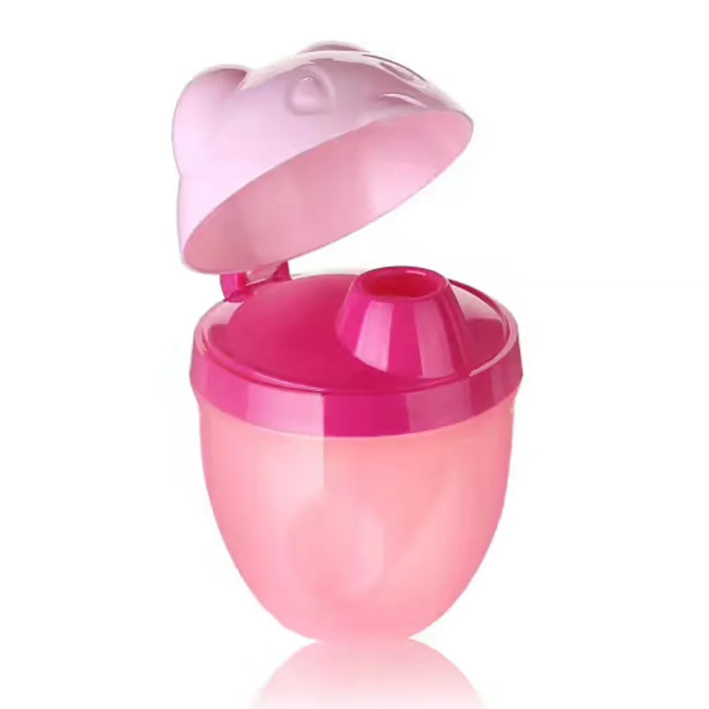 Дорожный милый дозатор для детского питания с 3 сетками вращающийся