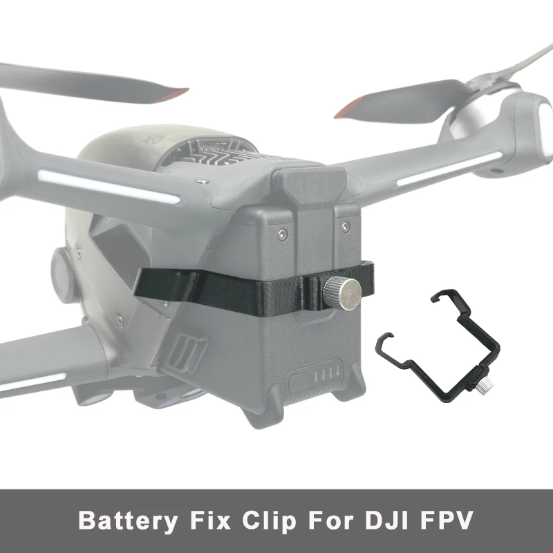 

Зажим для защиты аккумулятора дрона DJI FPV с фиксированным креплением для полета держатель для аккумулятора анти-сепарация защита от падения...