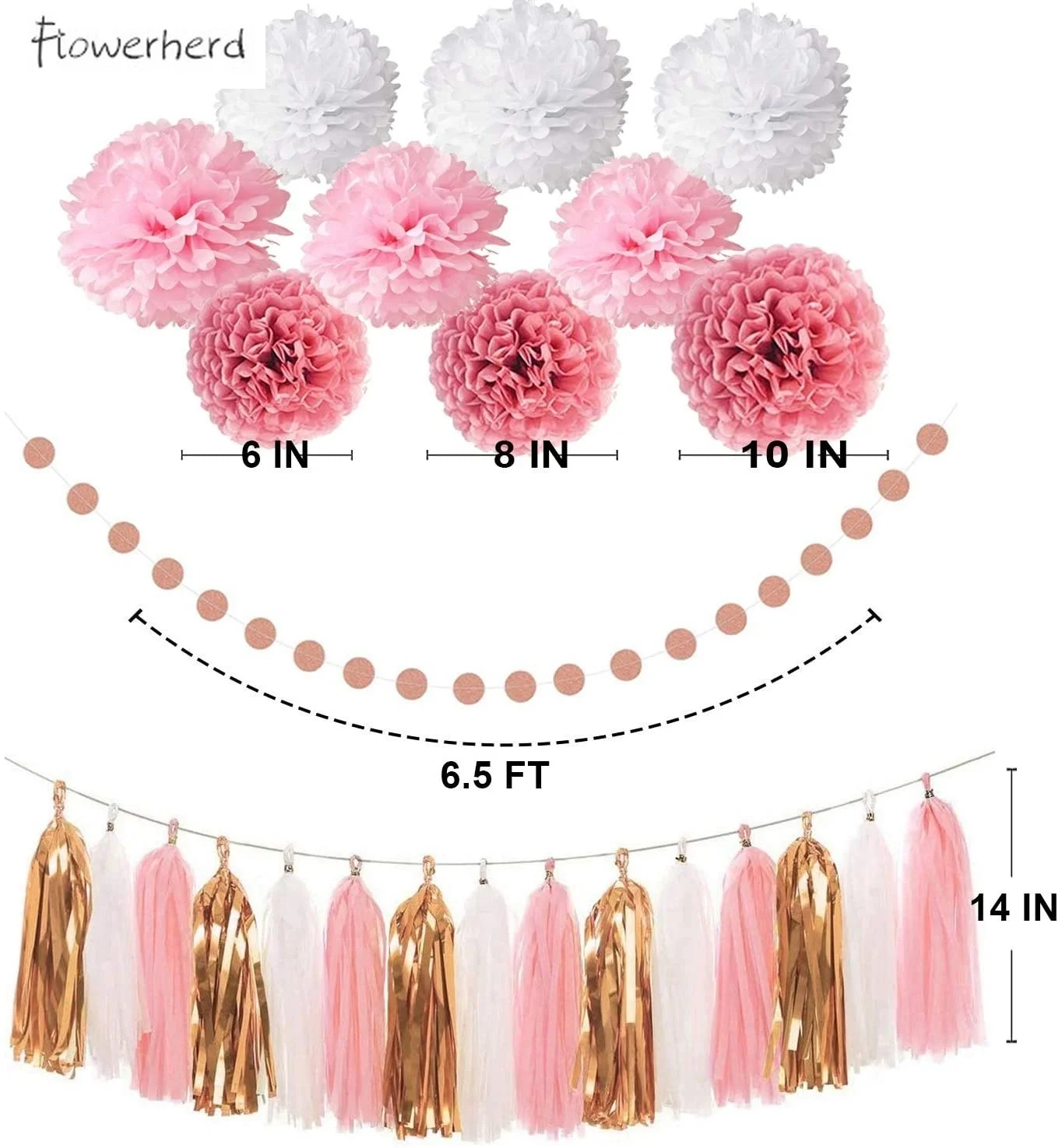 Розовое золото День рождения украшения набор блестящих с днем баннер ткани