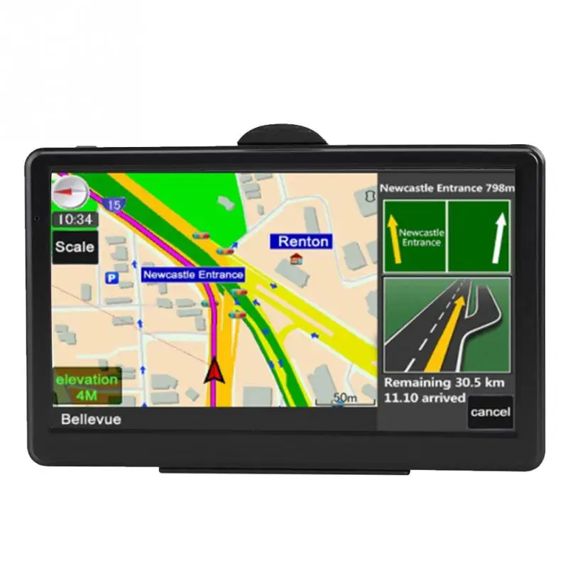 Aonerex " HD Автомобильный gps навигатор FM последние 8 ГБ/128 МБ пожизненная Карта Европы обновления Sat Nav грузовик gps навигаторы автомобильные окна