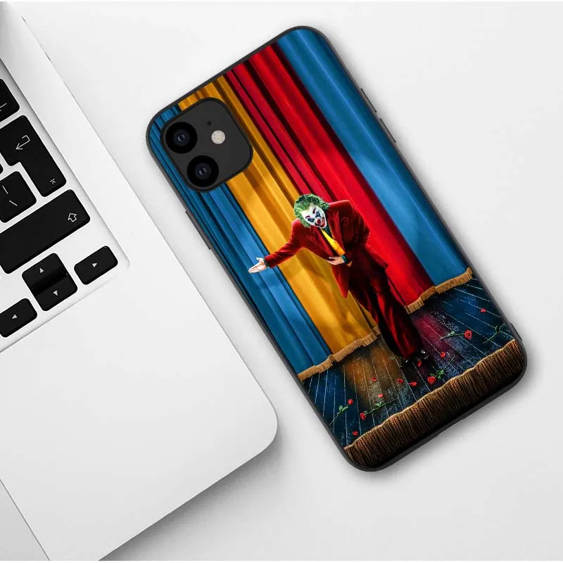 TPU Чехол Joker Horror Movie Joaquin Phoenix для iPhone 11 Pro Max X 7 8 Plus XR XS MAX Black - Цвет: TPU