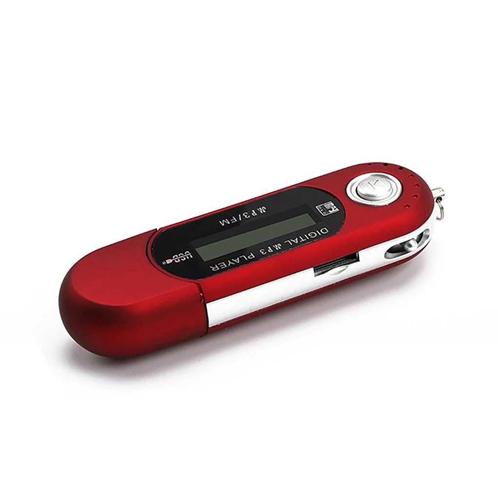 Портативный мини USB Flash LCD цифровой MP3-плеер с поддержкой флеш-памяти 32 Гб TF слот