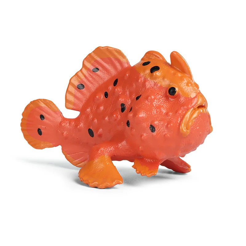 

Sea Life Simulation Animal Model Solid Ocean Bottom Toy Toad Fish Monkfish Ornaments Action Toys Figures Kids Educational Gift