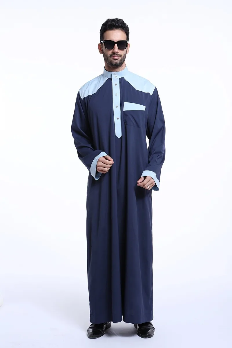 Популярная ислам одежда мужская с длинным рукавом абайя мусульманский арабский