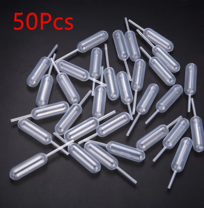 50Pcs 50 шт./упак. Мороженое Желе молочного коктейля капельницы соломы флакон-капельница для торта одноразовая соломка инжектор для кекс десертный инструмент для выпечки - Цвет: 50Pcs